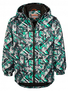 Куртка для мальчиков S20-10301R (10021R18 (зеленый-серый))