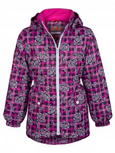 Куртка для девочек S20-20301R (07021R17 (темно-фиолетовый-бледно-розовы))